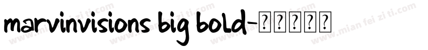 marvinvisions big bold字体转换